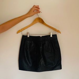 Leather Mini-Skirt